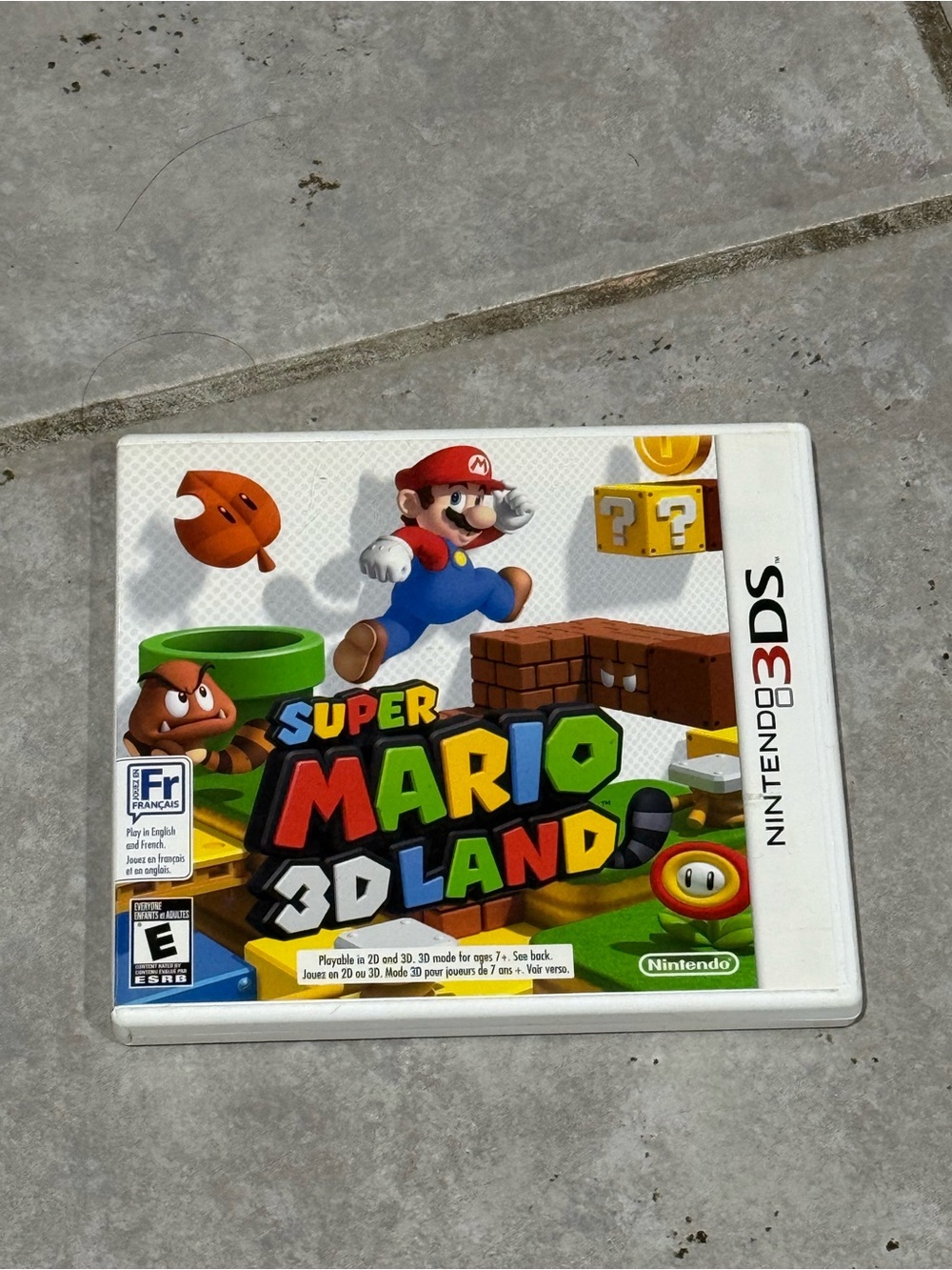 Super Mario 3D Land Nintendo 3DS game